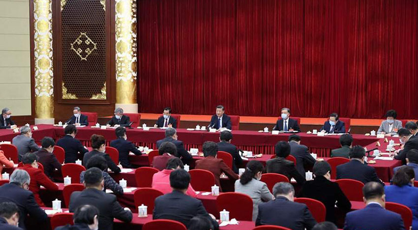 習(xí)近平総書記が政協(xié)會(huì)議の醫(yī)薬衛(wèi)生界?教育界委員を訪ねる