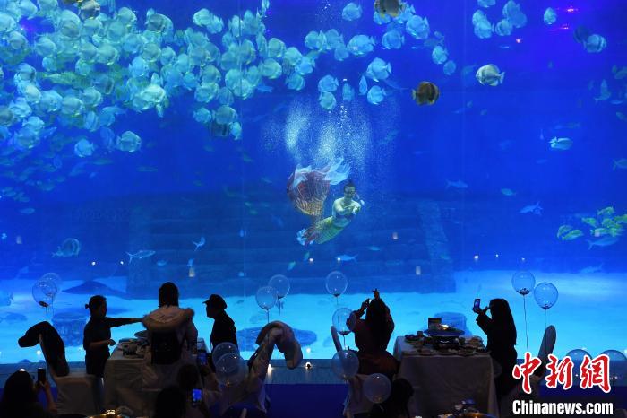 人魚舞う「深?！够疱仱窝绀菄H女性デーに女性たちを祝?！≈貞c市