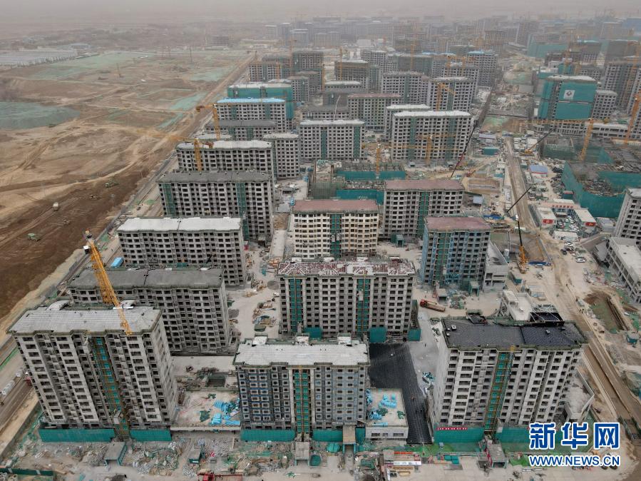 順調に建設進む定住促進住宅プロジェクト　河北雄安新區(qū)容東エリア