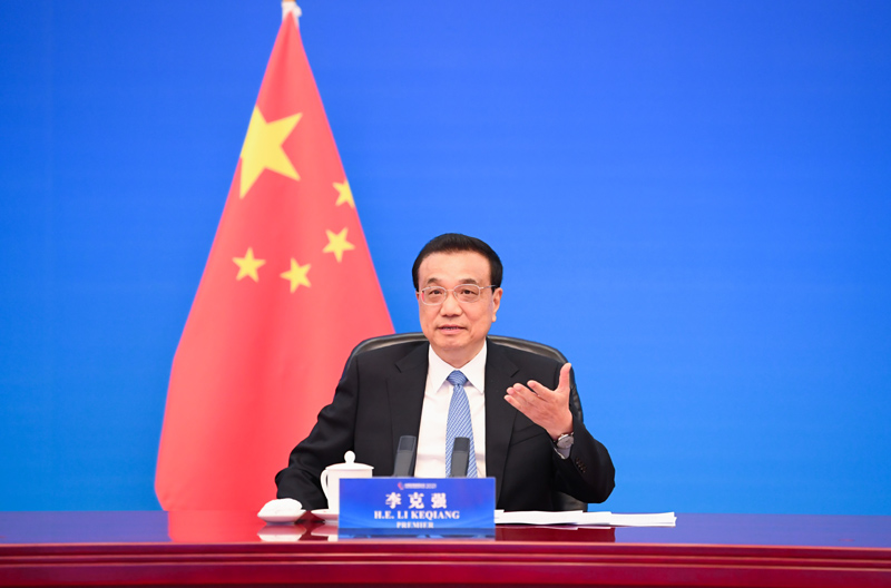 李克強(qiáng)総理が中國(guó)発展ハイレベルフォーラム年次會(huì)議の外國(guó)側(cè)代表らと會(huì)談