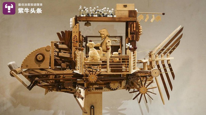 「天空の城ラピュタ」にヒント得たからくり玩具が話題