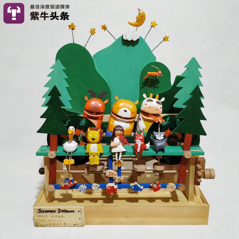 「天空の城ラピュタ」にヒント得たからくり玩具が話題