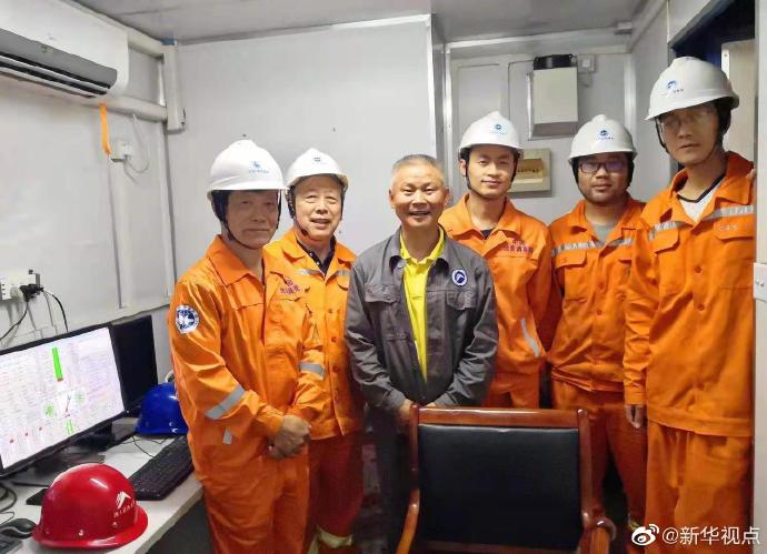 231メートル！中國(guó)の海底掘削機(jī)が海底掘削深度の世界記録を更新