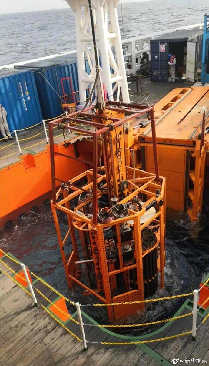 231メートル！中國の海底掘削機(jī)が海底掘削深度の世界記録を更新