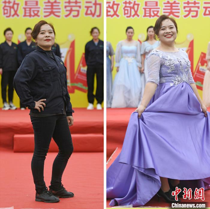 労働者に敬意を表し、工場で「労働者ファッションショー」　湖南省