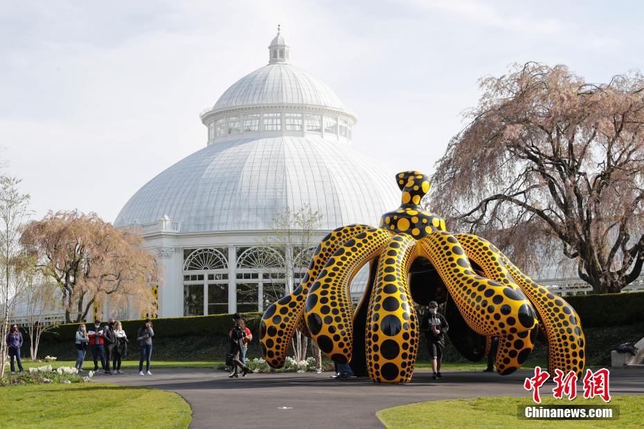 草間彌生アート展「コスミック?ネイチャー」が米ニューヨーク植物園で開催