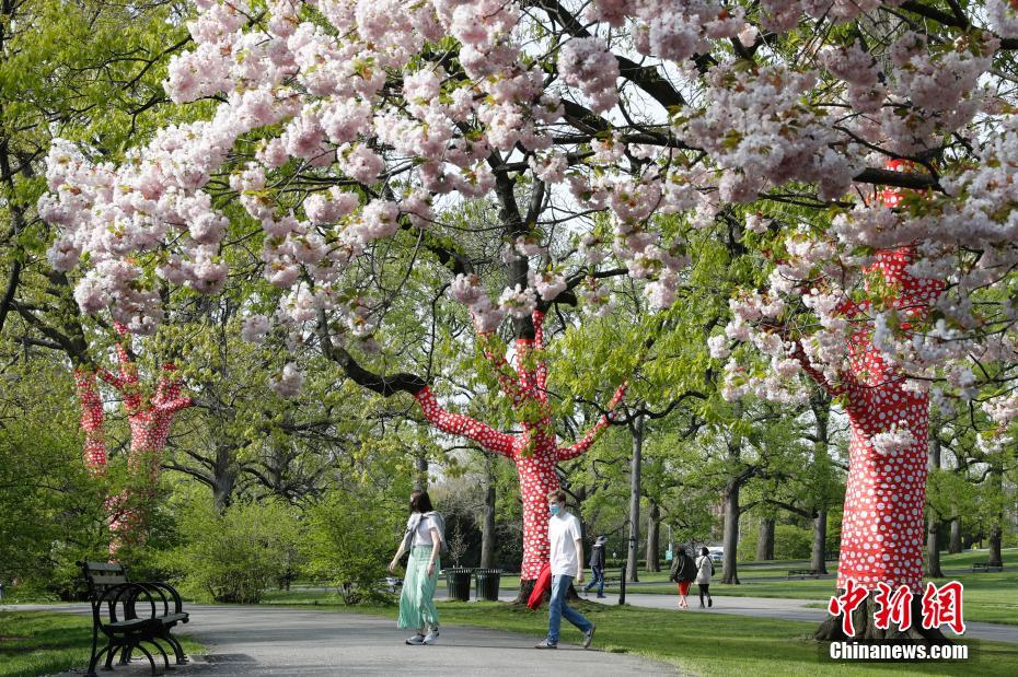 草間彌生アート展「コスミック?ネイチャー」が米ニューヨーク植物園で開催