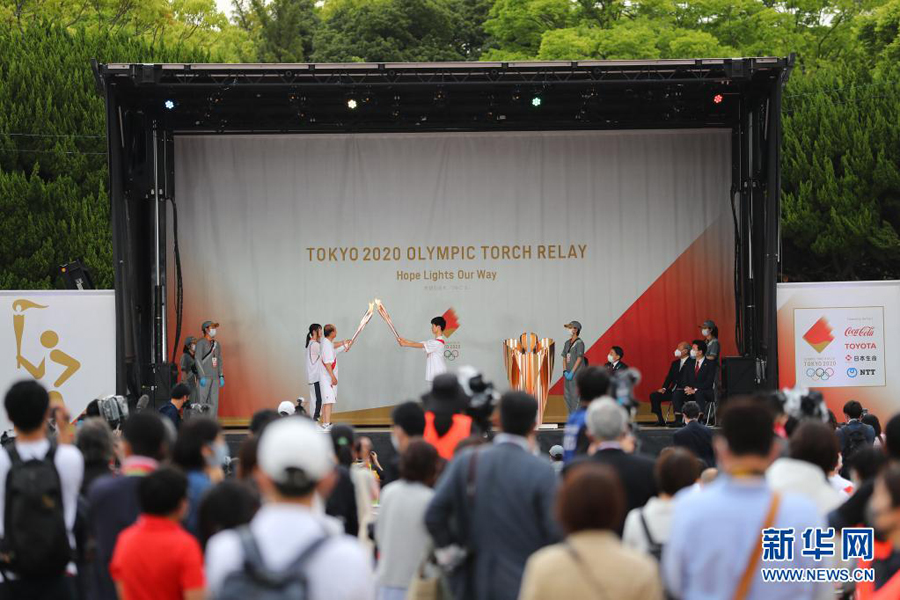 公道での聖火リレーを中止　日本福岡県