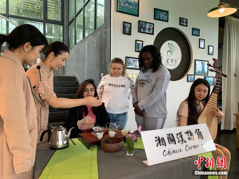 外國人20人が茶農(nóng)家體験　湖南省長沙