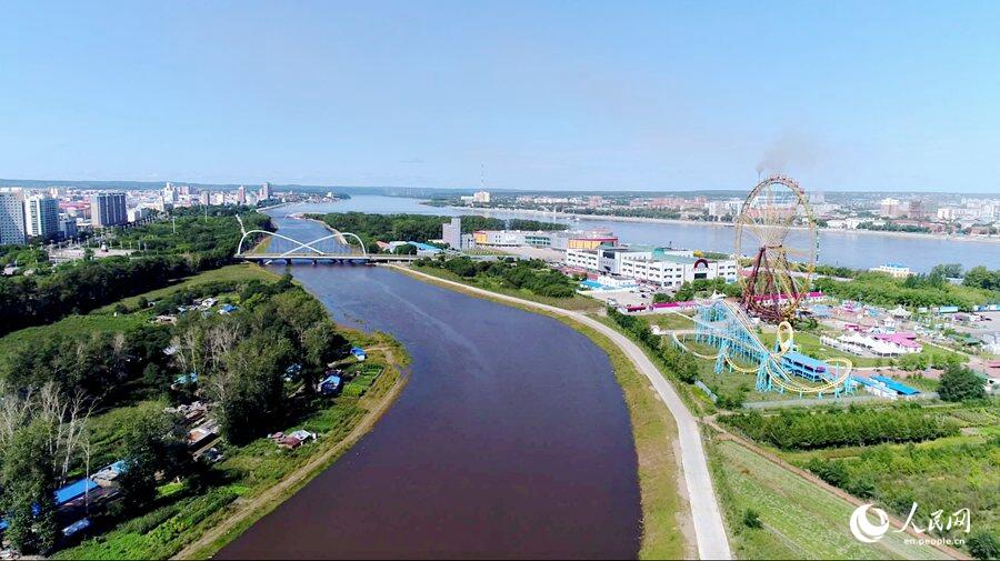 中國(guó)東北部の辺境にある黒河市.