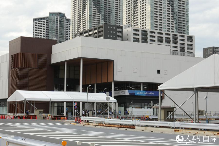 東京五輪?パラ選手村を報(bào)道陣に公開　日本