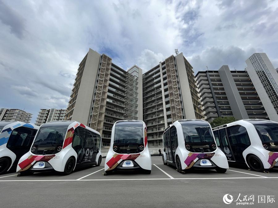 東京五輪?パラ選手村を報道陣に公開　日本