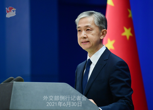 外交部「日本は福島原発汚染水海洋放出という誤った決定を早急に撤回すべき」