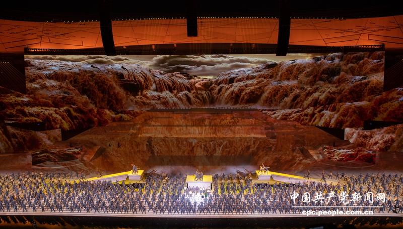 北京で中國(guó)共産黨創(chuàng)立100周年を祝う蕓術(shù)公演