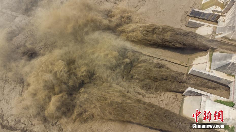 黃河小浪底景勝地の黃河が生み出すダイナミックな光景　河南省洛陽(yáng)