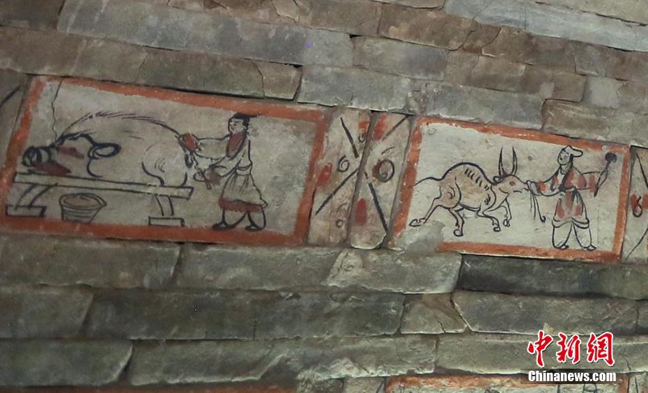 リアルな古代の生活を見てみよう！甘粛省嘉峪関の魏晉古墓壁畫