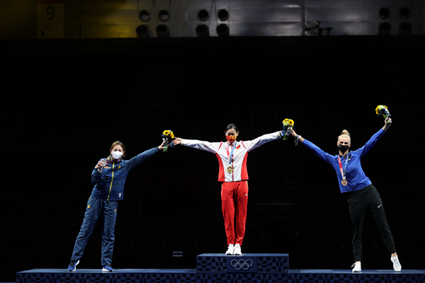 中國が3枚目の金！東京五輪フェンシング女子エペ個(gè)人で孫一文選手が金メダル