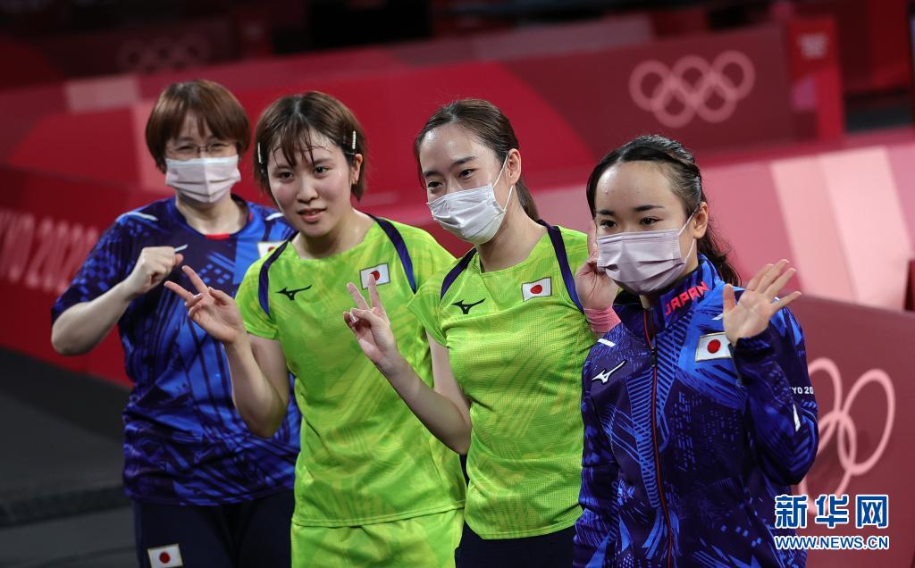 東京五輪の卓球女子団體で中國(guó)が決勝進(jìn)出　5日に日本と対戦