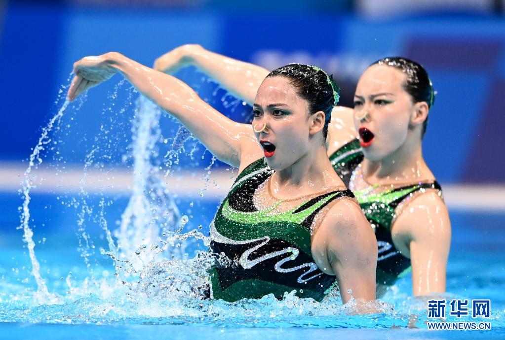 東京五輪ASデュエット、黃雪辰?孫文雁組が銀