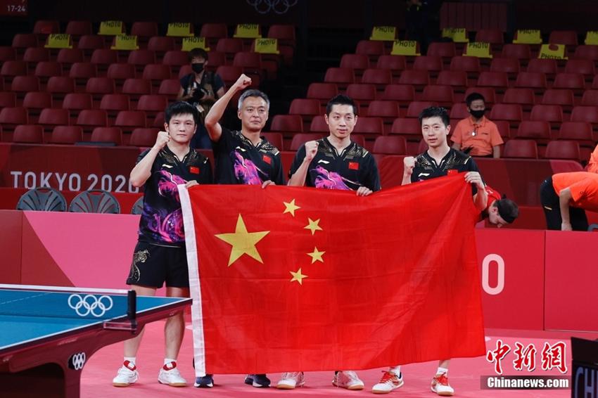 卓球男子団體がドイツを下して4連覇！　中國に35個(gè)目の金メダル