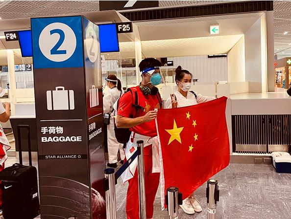 東京五輪中國代表団が無事帰國　感染者ゼロ