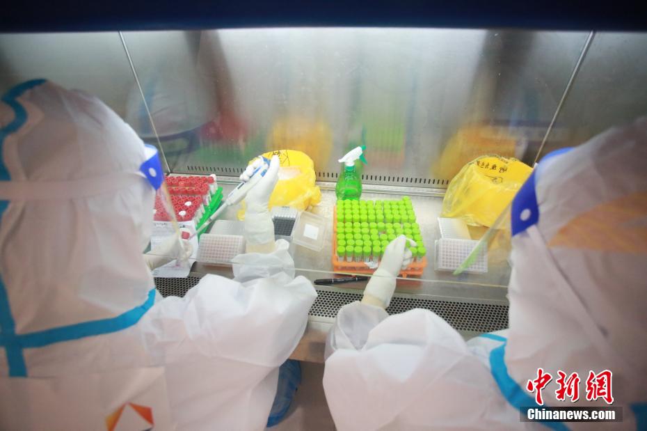 24時間體制でコロナと闘うPCR検査施設(shè)「猟鷹號」実験室　江蘇省揚州