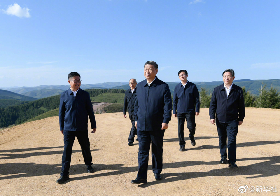 習(xí)近平総書記が河北省塞罕壩機(jī)械林場(chǎng)を視察