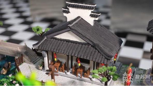 美しくてしかも甘い？フォンダンで作った江南古鎮(zhèn)のミニチュア模型　江蘇省