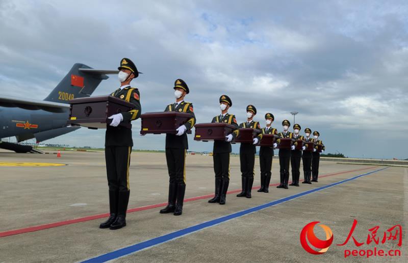 中國と韓國が第8陣となる在韓中國人民志願(yuàn)軍烈士の遺骨引き渡し