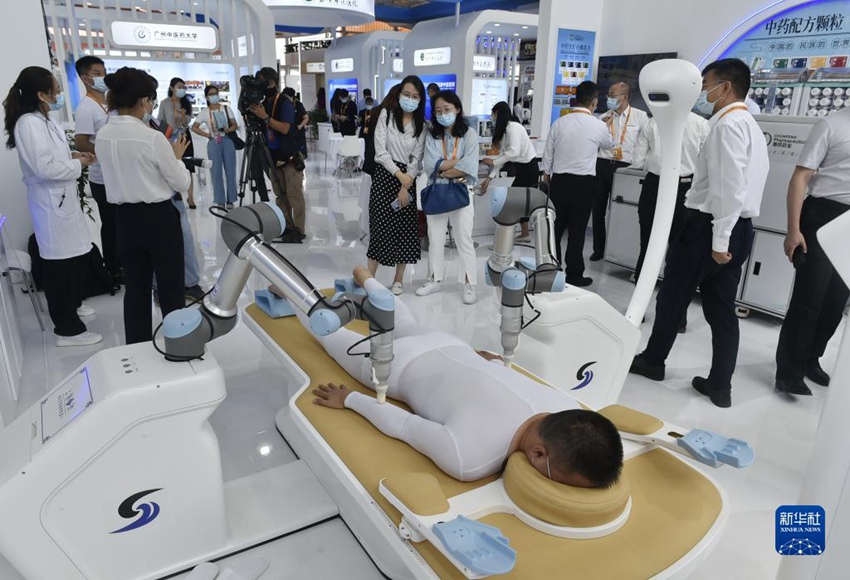 中醫(yī)薬が人類衛(wèi)生健康共同體構(gòu)築をサポート　中國國際サービス貿(mào)易交易會(huì)