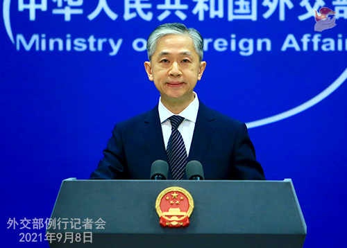 タリバン暫定政権樹立宣言に中國外交部「穏健な政策を望む」