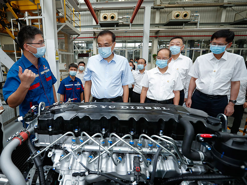 李克強(qiáng)総理、広西?玉林市でマーケットエンティティの育成などを視察