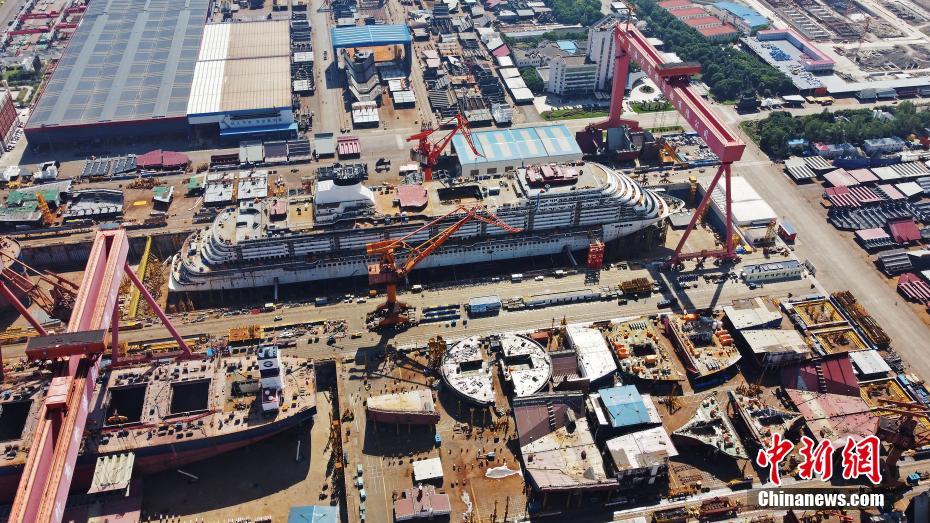 中國(guó)が初めて建造する大型クルーズ客船「H1508」　上海