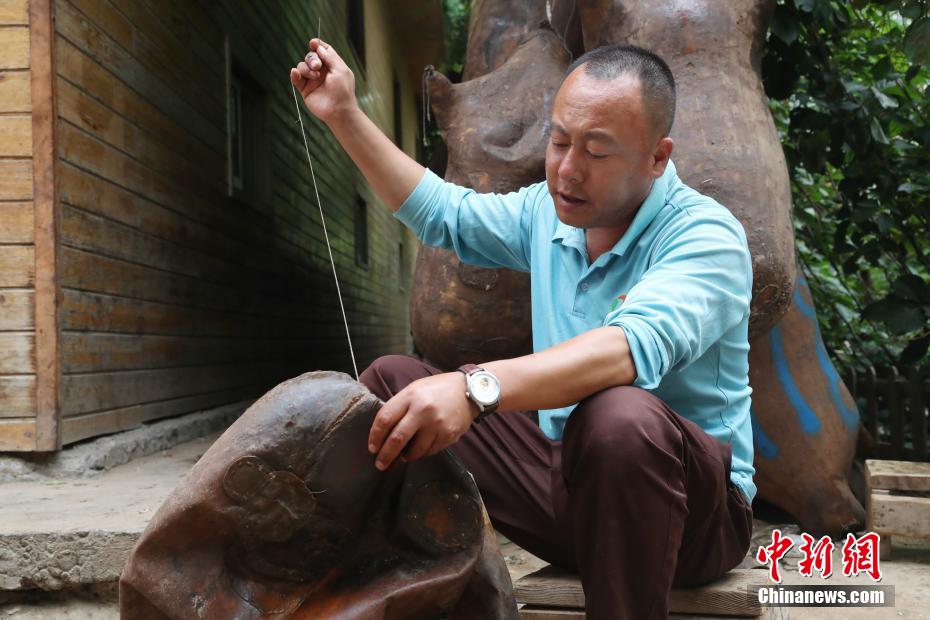 羊皮いかだはどうやって作る？　寧夏