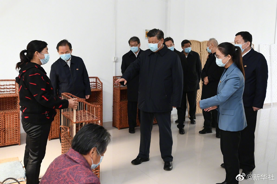 習(xí)近平総書記が山東省東営市で現(xiàn)代農(nóng)業(yè)発展などを視察