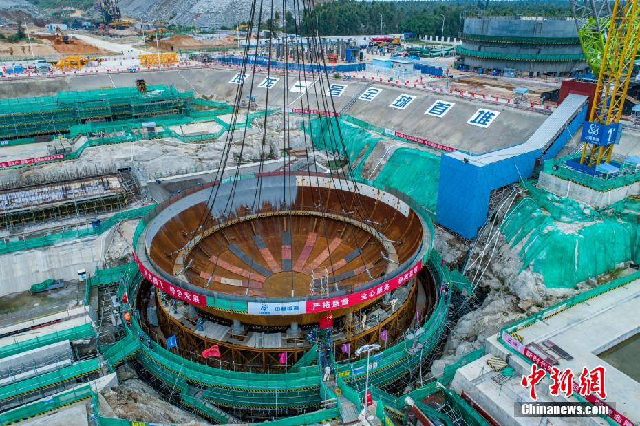 原子爐「玲瓏1號(hào)」、鋼製格納容器の作業(yè)が完了