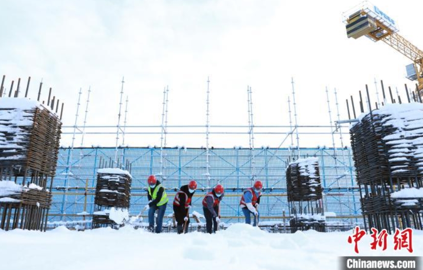 一面の銀世界に！河北省雄安新區(qū)