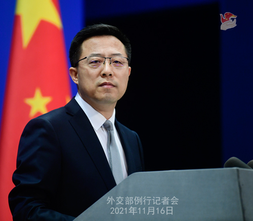 外交部報(bào)道官、中米首脳テレビ會(huì)談の要點(diǎn)を「1、2、3、4」で紹介