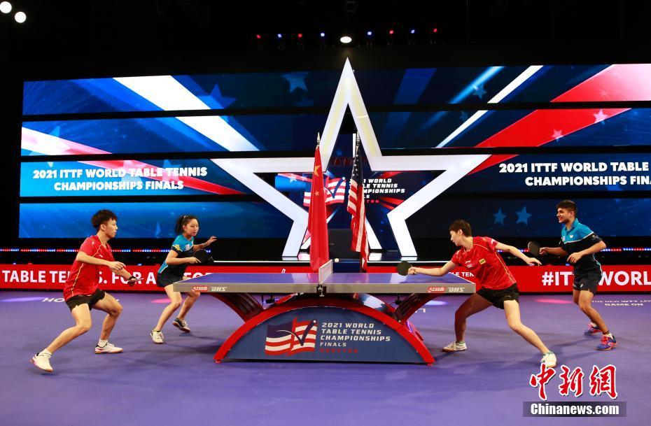 卓球の中米混合ペアが合同練習　2021世界選手権ヒューストン大會