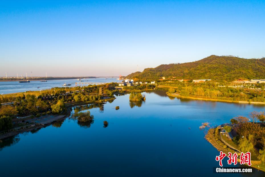 上空から撮影した長江の「最も美しい沿岸線」湖口區(qū)間