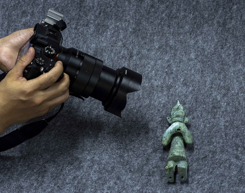 三星堆博物館の文化財(cái)修復(fù)館　四川省