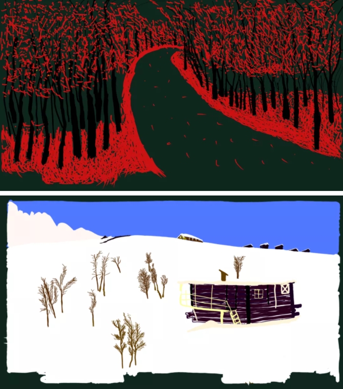 メッセージやイラストで學(xué)生たちを勵(lì)ます北京大學(xué)の警備員