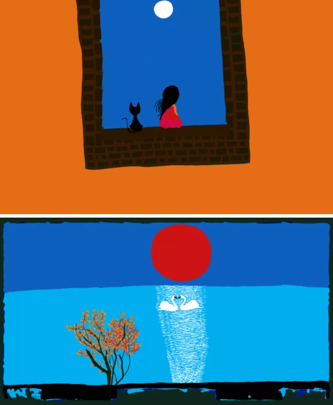 メッセージやイラストで學(xué)生たちを勵(lì)ます北京大學(xué)の警備員