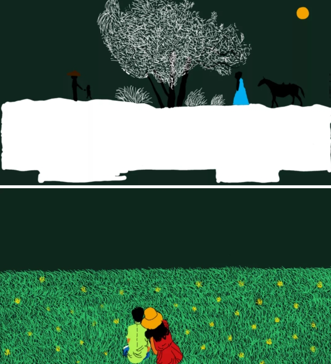 メッセージやイラストで學(xué)生たちを勵(lì)ます北京大學(xué)の警備員