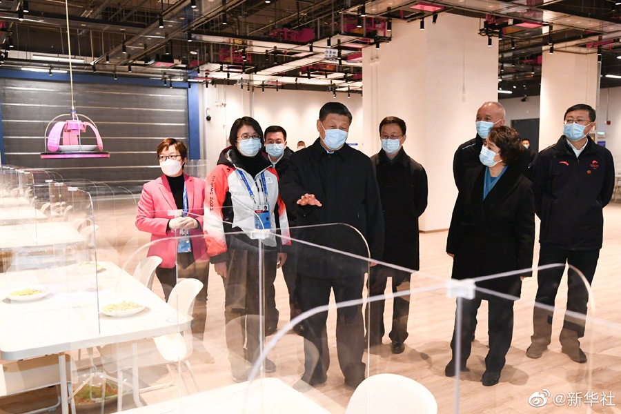 習(xí)近平総書記が北京冬季オリパラの準(zhǔn)備作業(yè)を視察