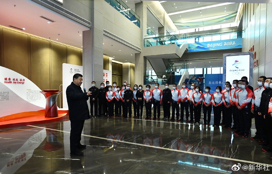習(xí)近平総書記が北京冬季オリパラの準(zhǔn)備作業(yè)を視察