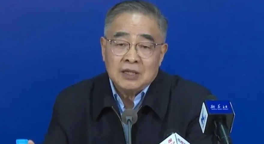 記者會見の様子（撮影?崔新耀）。