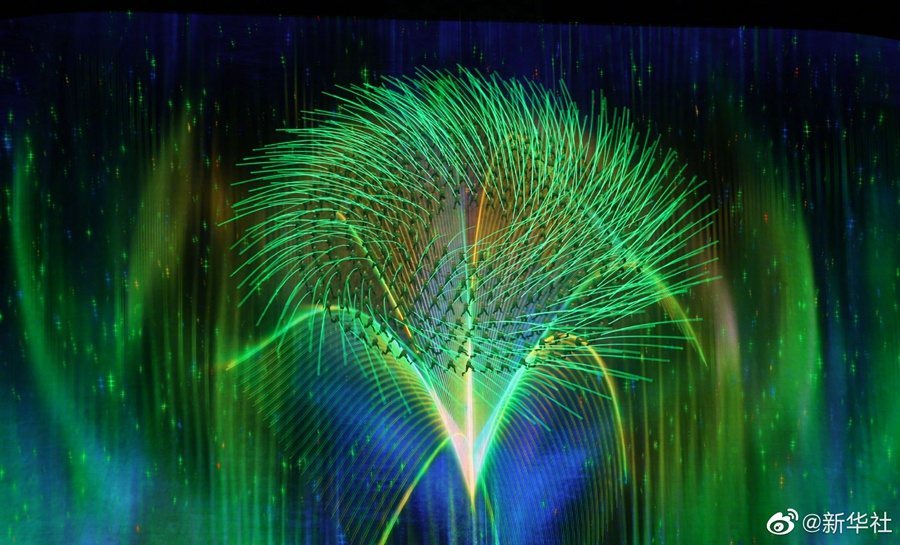 北京五輪開會(huì)式で春の始まりのパフォーマンスを上演