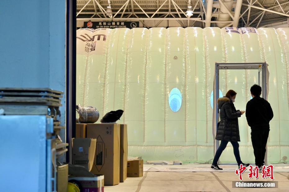 香港地區(qū)に臨時エアーテント型PCR検査実験室再び