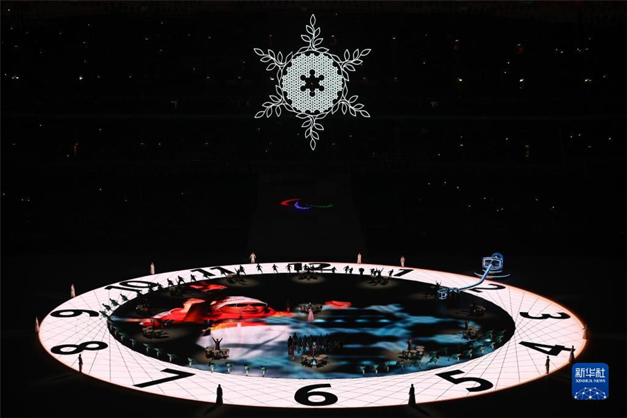 閉會(huì)式會(huì)場(chǎng)に中國(guó)伝統(tǒng)の天干と地支現(xiàn)る！　北京冬季パラ閉會(huì)式